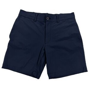Western Rise Evolution Shorts Mens 31W Navy Blue Chino Performance Stretch 7"